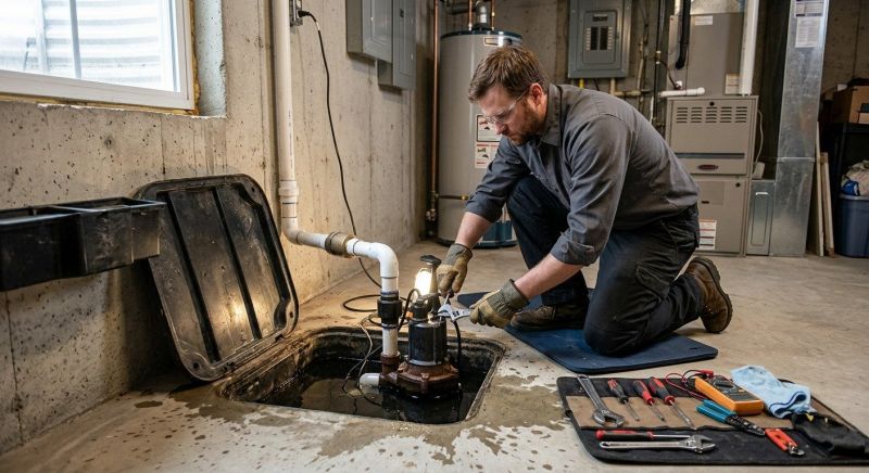 Basement Sump Pump Service in Warwick, RI