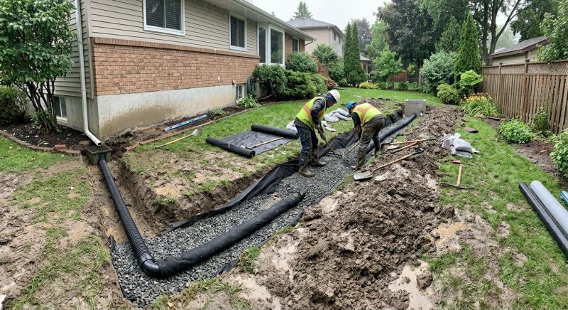 Landscape Drainage in Tuscaloosa, AL